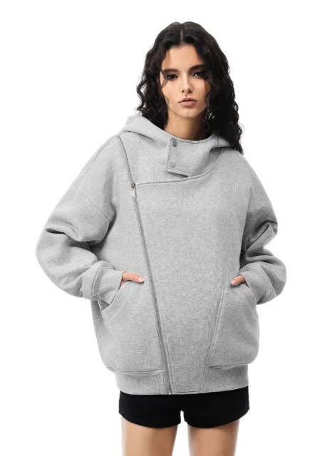 Felpa con cappuccio streetwear personalizzata all'ingrosso in fabbrica con pile premium, loghi ricamati e