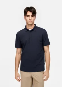 Quick-Dry Seamless Tshirts Polo for Men UV Protection for Outdoor Activities Slim Fit