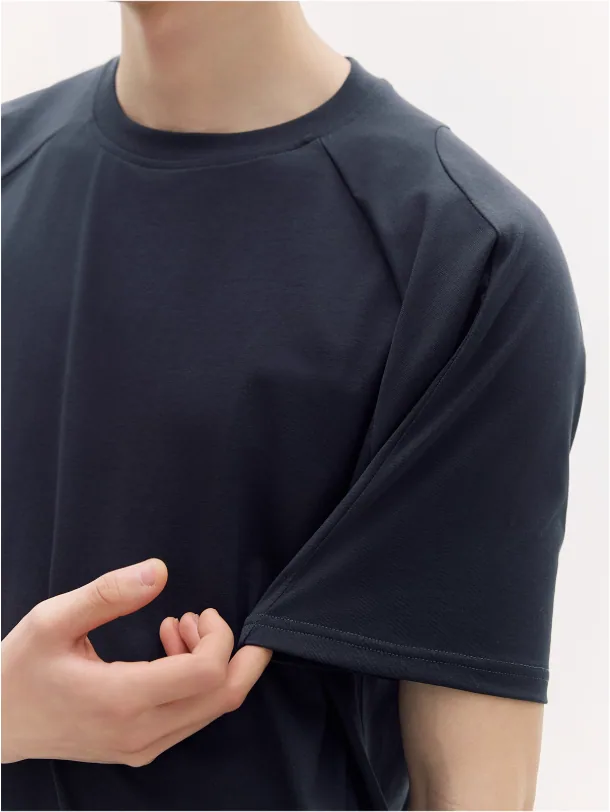 T-shirt d'athlétisme durable en mélange doux pour homme, pour l'entraînement et le quotidien, vêtements de sport confortables et décontractés