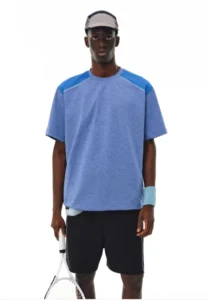Men's Breathable Quick-Dry Athleisure T-Shirt for Workout and Casual Streetwear Lightweight Comfort Fit