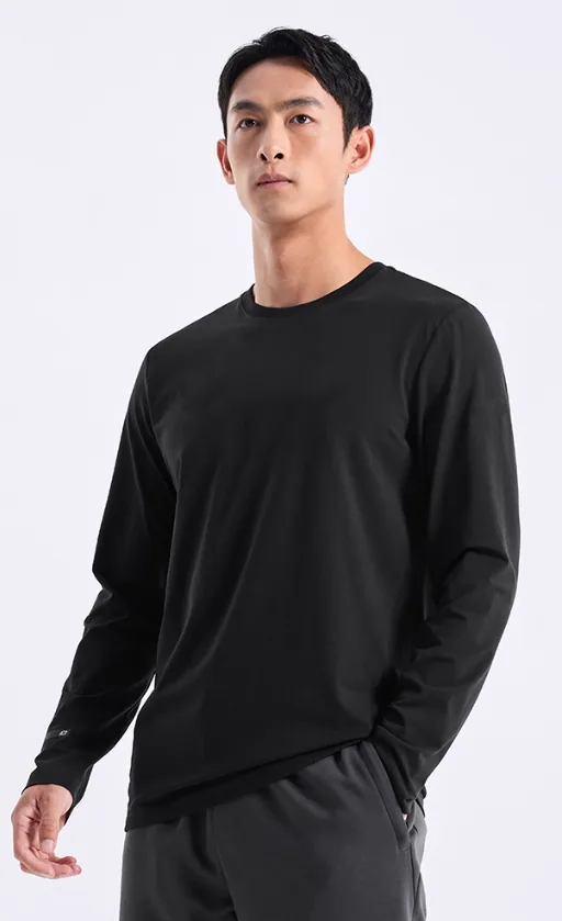 Felpe girocollo sportive da uomo dal design elegante in tessuto traspirante