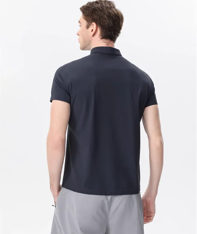 T-shirt da uomo senza cuciture traspiranti ultra morbide con comfort antirughe ed elasticizzato