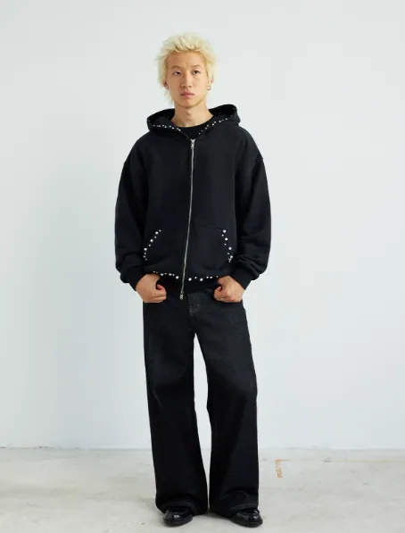 ブランド向けの高品質カスタムパーカー工場 大量注文刺繍 DTG プリント 持続可能で迅速な生産