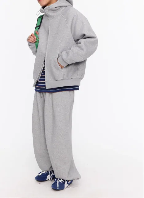 Felpa con cappuccio da uomo in cotone Pima premium con doppia cerniera