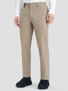 UrbanEase Men's Tailored Woven Performance Trousers