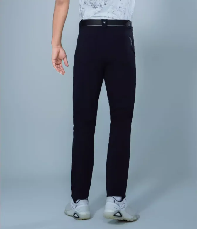 Pantaloni da golf da uomo ultra traspiranti Pantaloni performanti elasticizzati traspiranti con protezione UV