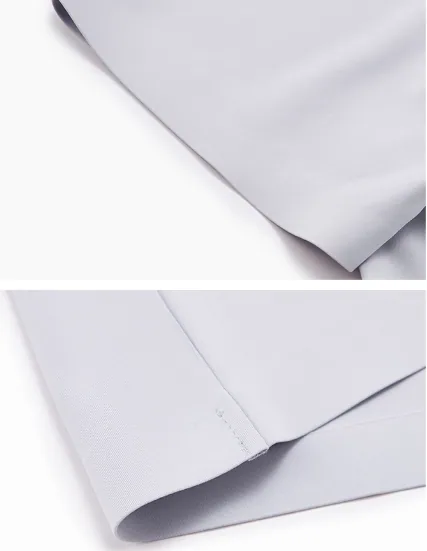 Polos d'affaires sans couture, t-shirts à col collé sans couture pour le bureau et les vêtements décontractés