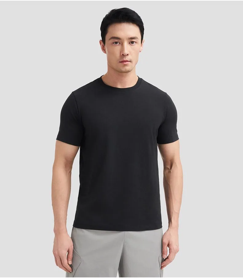 Camiseta de manga corta de enfriamiento rápido para hombre Ultra-Dry Essential - Novedad de verano
