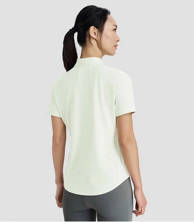 POLO da pendolare leggera e traspirante senza cuciture da donna