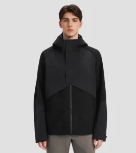 Men's Urban Commuting Windproof Water-Repellent Breathable Jacket for Winter