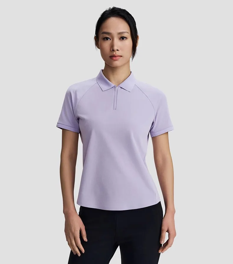 POLO da pendolare leggera e traspirante senza cuciture da donna