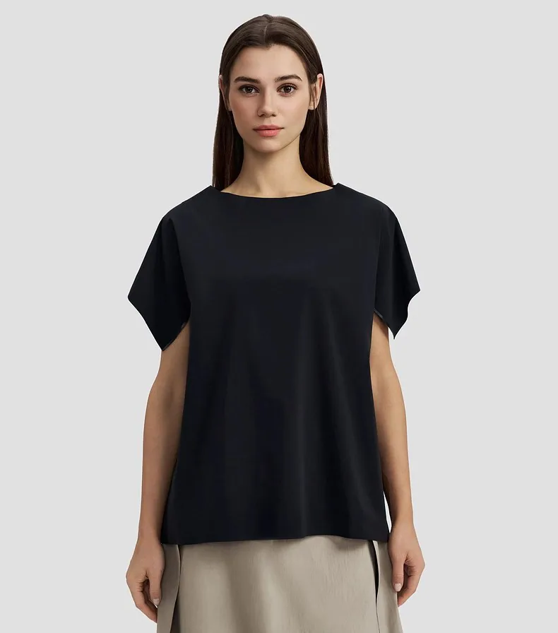 パッチワークシリーズ 日焼け止め半袖冷却Tシャツ レディース