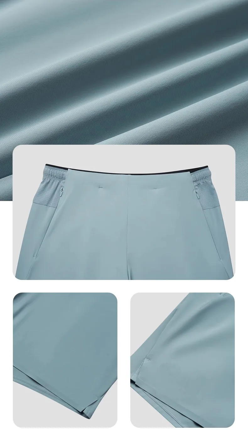 Pantaloncini fitness da corsa in maglia rinfrescanti e traspiranti da uomo