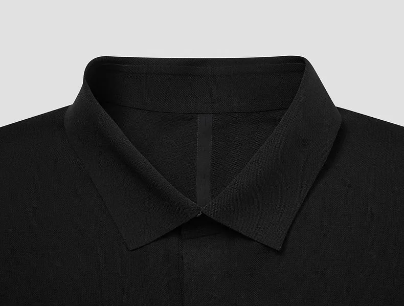 POLO de manga larga para hombre Urban Commuter de una pieza sin costuras